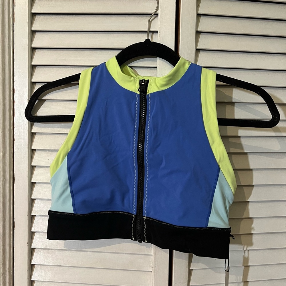 Solid & Striped racer back sports bra